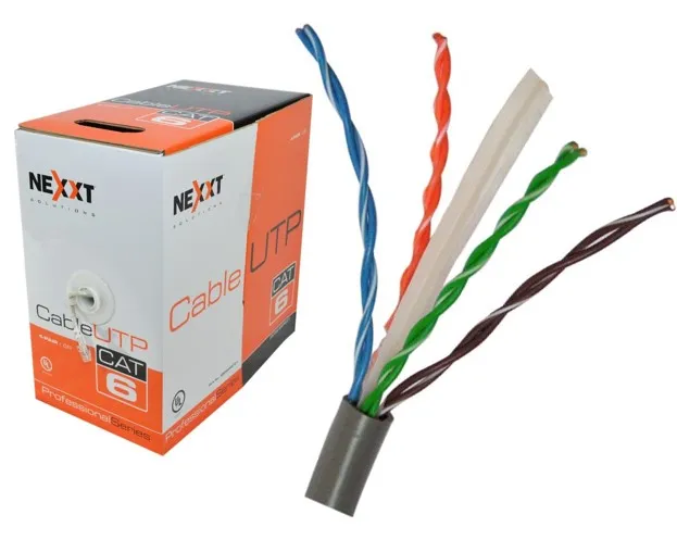 Cable De Red Internet Cat 6e Utp 4 Pairs Ethernet 15 Metros – InTouch Perú