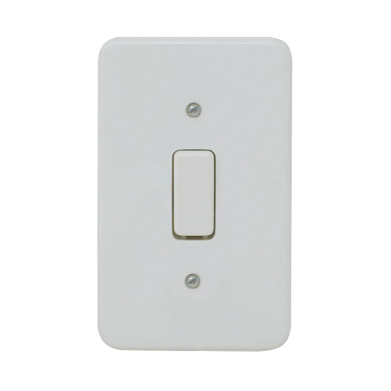 Placa de interruptor temporizador aislado en blanco Fotografía de stock -  Alamy